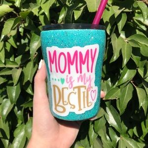 Glitter kids cup